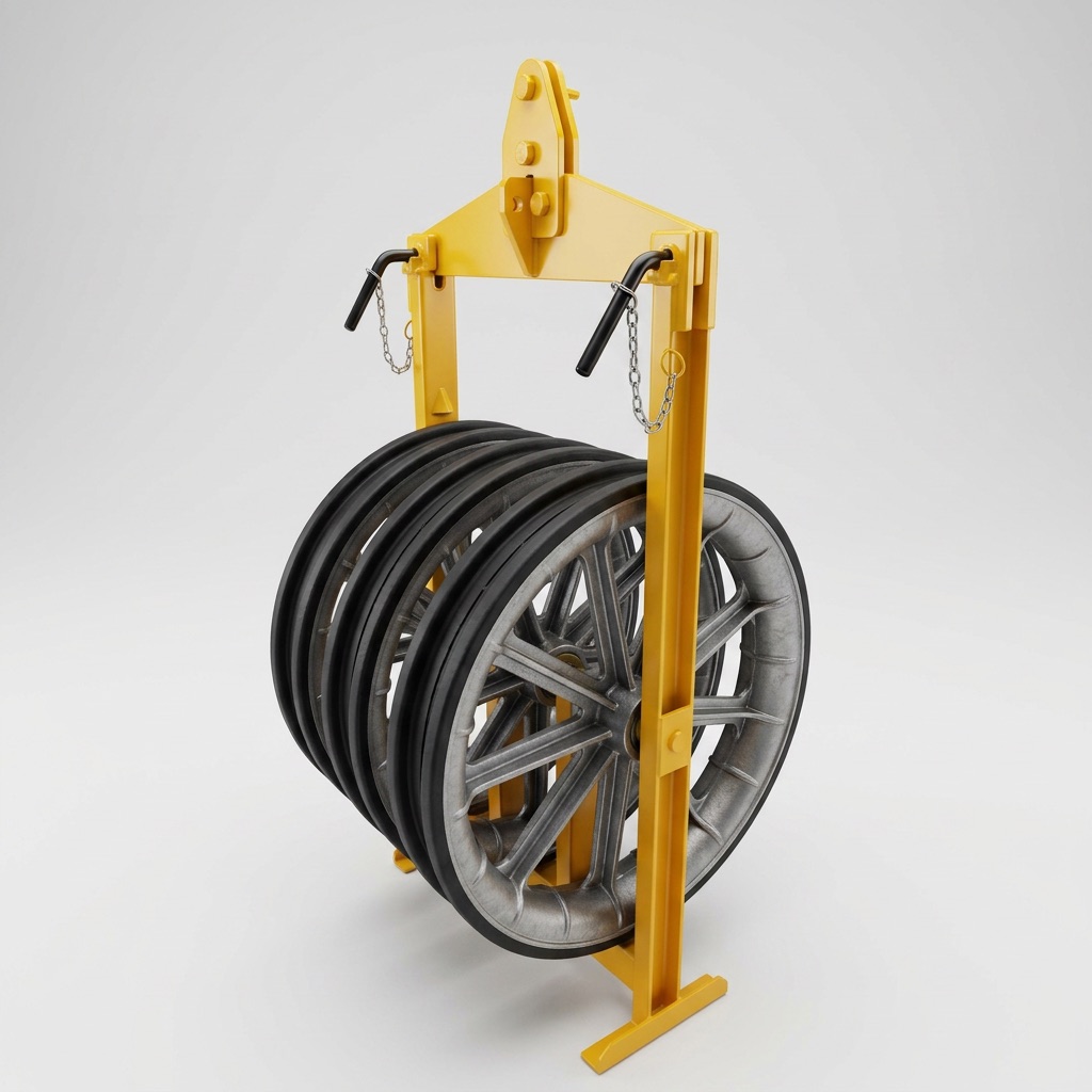 Three Sheave Aerial Roller